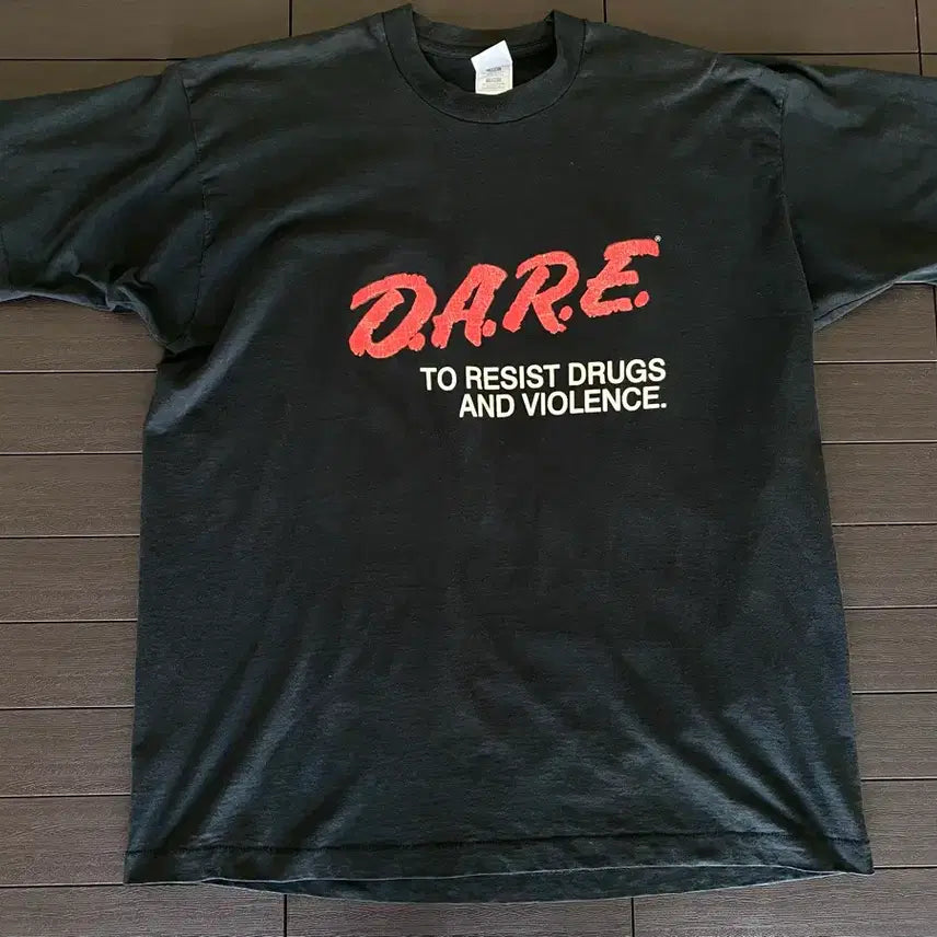 [BUNJANG] Dare Vintage T-shirt / (XXL) 90s 빈티지 DARE 티셔츠