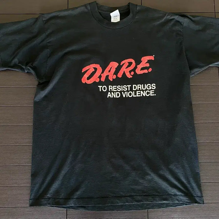 [BUNJANG] Dare Vintage T-shirt / (XXL) 90s 빈티지 DARE 티셔츠
