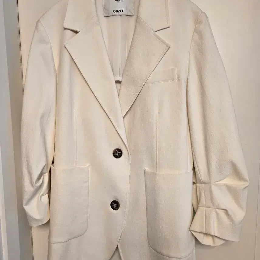 [BUNJANG] OBZE 23SS Italian Fabric Blazer Jacket / 한섬 오브제 23ss 이태리 블레이저 자켓