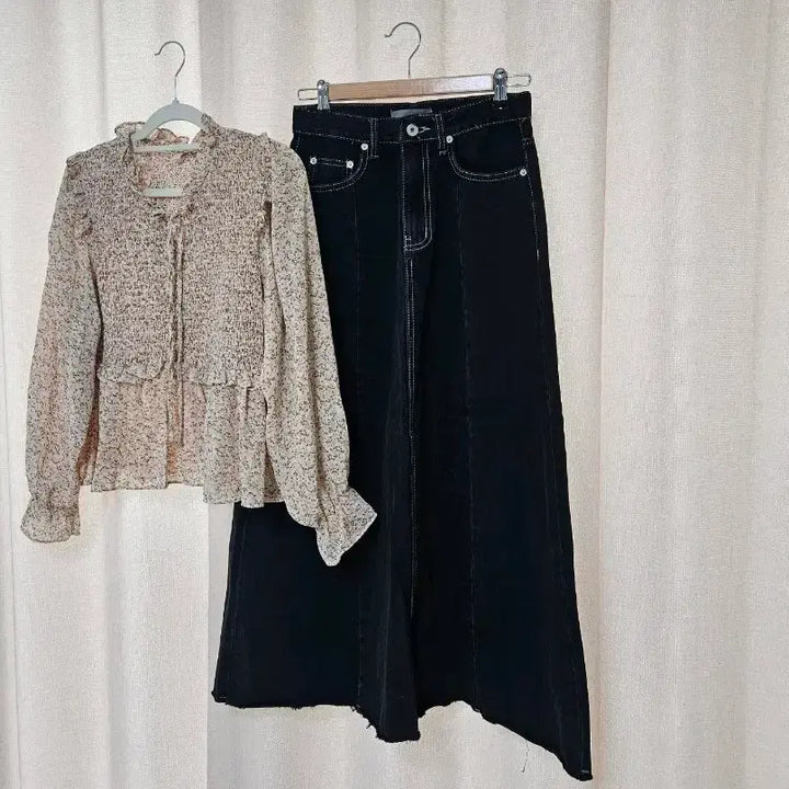 [BUNJANG] Morgan Seoul A-line Denim Skirt / Morgan Seoul A라인 데님스커트