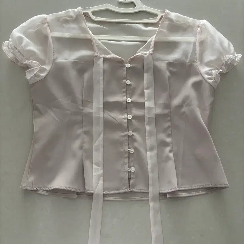 [BUNJANG] Levein Amelia Blouse Pink S / 르베인 아멜리아블라우스 핑크 S