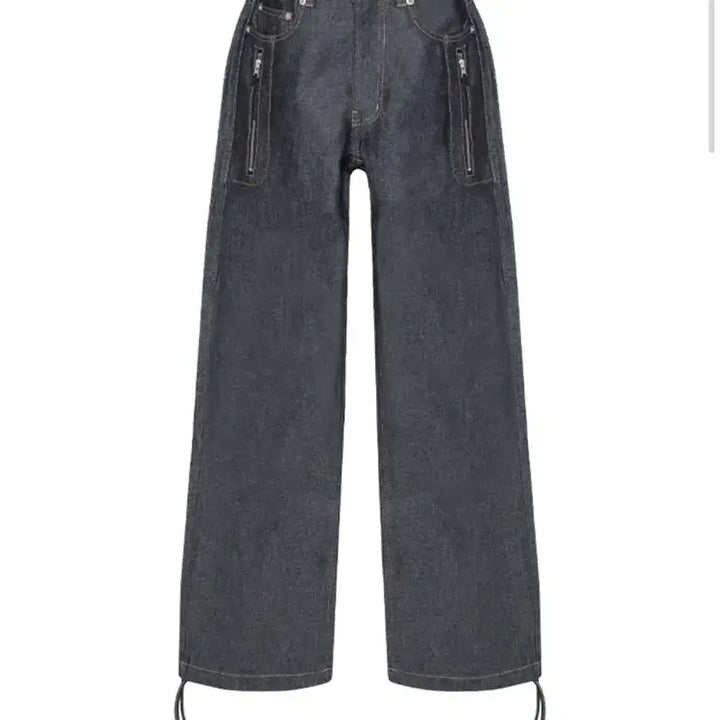 [BUNJANG] 체인포함)mjd 로우 라이즈 듀얼 집 데님 S / 체인포함)mjd 로우 라이즈 듀얼 집 데님 S