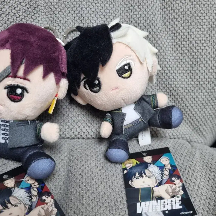 [BUNJANG] WINBRE Sakura &amp; Suo Doll Keyring Bundle Set / 2개일괄 윈브레 WINBRE 사쿠라 스오 인형 키링 세트