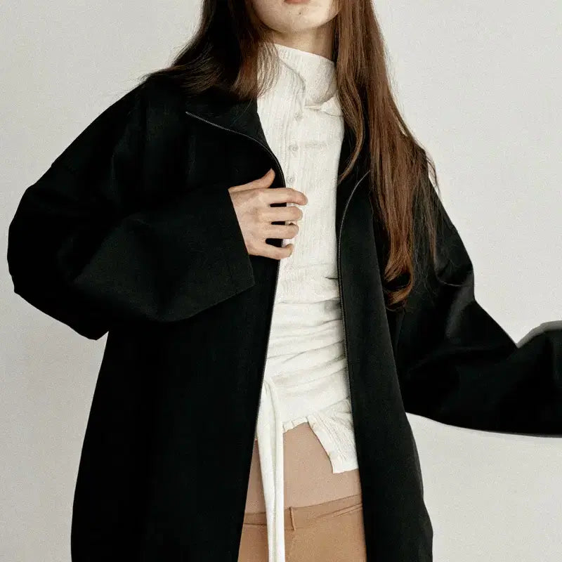 [BUNJANG] LE 17 SEPTEMBRE High Neck Cotton Jumper / le17septembre STRUCTURED HIGH NECK COTTO