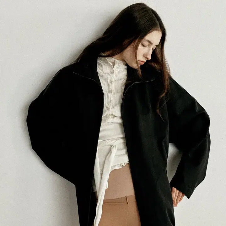 [BUNJANG] LE 17 SEPTEMBRE High Neck Cotton Jumper / le17septembre STRUCTURED HIGH NECK COTTO