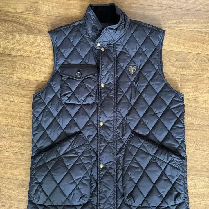 [BUNJANG] Polo Quilted Vest Black M Size / 폴로 발수 퀼트베스트 블랙M사이즈