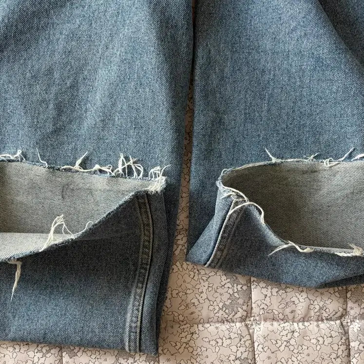 [BUNJANG] RECTO Low Rise Denim Mid Blue S / 렉토 로우라이즈 데님 미드블루 S