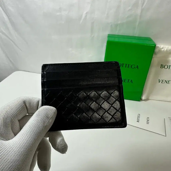 [BUNJANG] Bottega Veneta Intrecciato Card Wallet Black / 보테가베네타 인트레아치토 카드지갑 블랙 (OS)