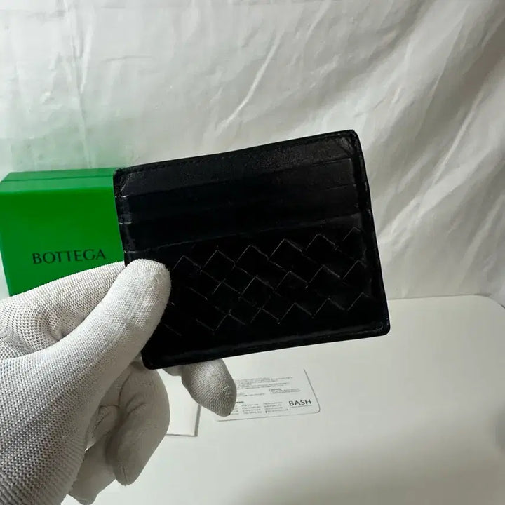 [BUNJANG] Bottega Veneta Intrecciato Card Wallet Black / 보테가베네타 인트레아치토 카드지갑 블랙 (OS)