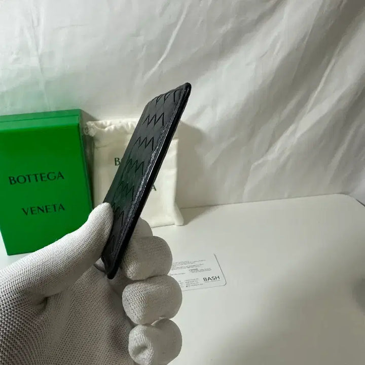 [BUNJANG] Bottega Veneta Intrecciato Card Wallet Black / 보테가베네타 인트레아치토 카드지갑 블랙 (OS)