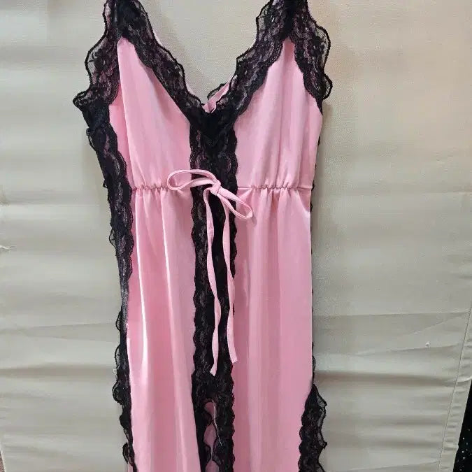 [BUNJANG] Pink Lace Slip Size 90 / 핑크 레이스 슬립 90