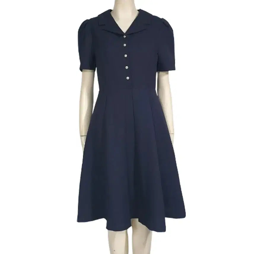 [BUNJANG] Adela Navy Spring/Summer Dress M / Adela 네이비 봄여름 원피스 M