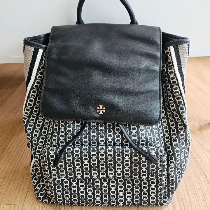[BUNJANG] Tory Burch Gemini Link Canvas Backpack / 토리버치 제미나이 링크 캔버스 백팩