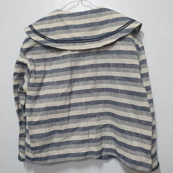 [BUNJANG] Plastic Island Striped Linen Jacket / 플라스틱아일랜드 스트라이프 춘하 여성 린넨자켓