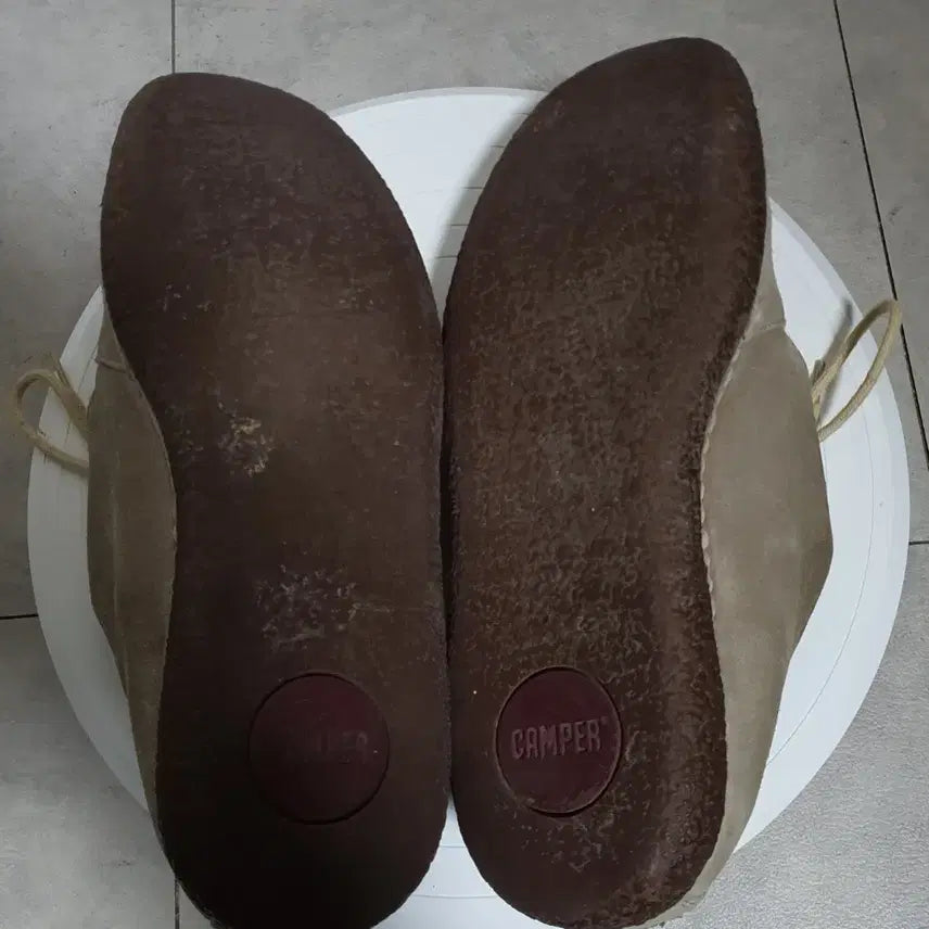 [BUNJANG] Camper Suede Slip-on Loafers / 구두 스페인 캠퍼 Camper 스웨이드 슬립온 로퍼 265mm
