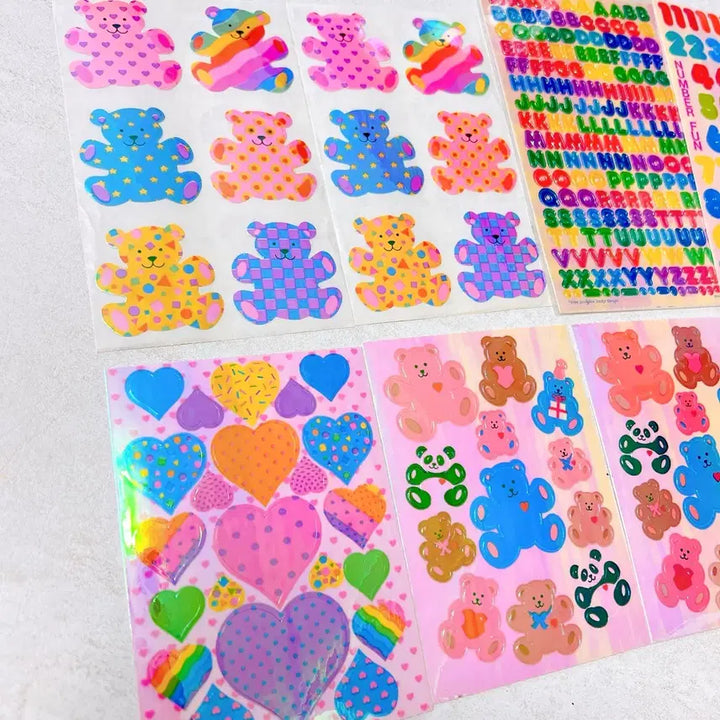 [BUNJANG] Sandy Lion Pearly Big Teddy Vintage Stationery Bundle Set / 샌디라이온 펄리 빅테디 고전문구 단종문구 펄리 맥시 일괄