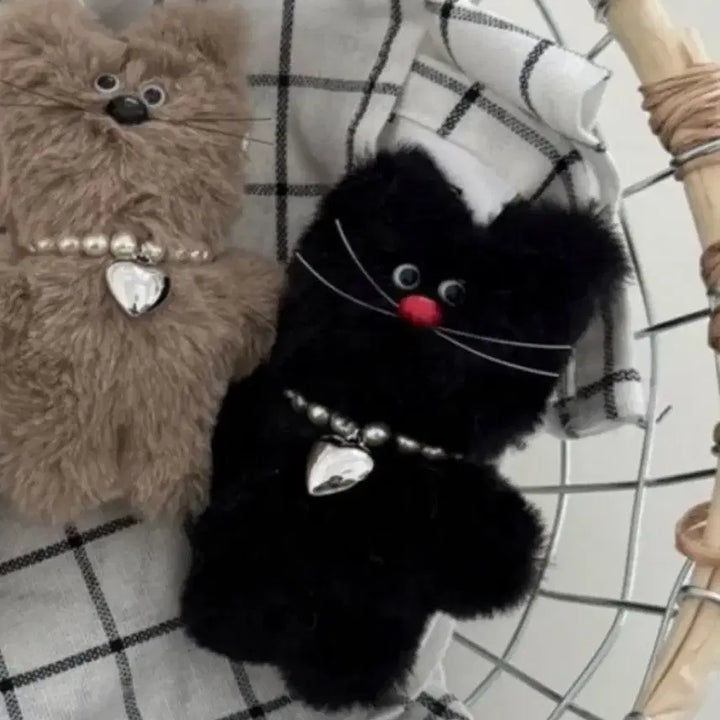 [BUNJANG] Melrose Shop Gomnyangi Bear and Cat Keyring / 멜로즈샵 곰냥이 키링