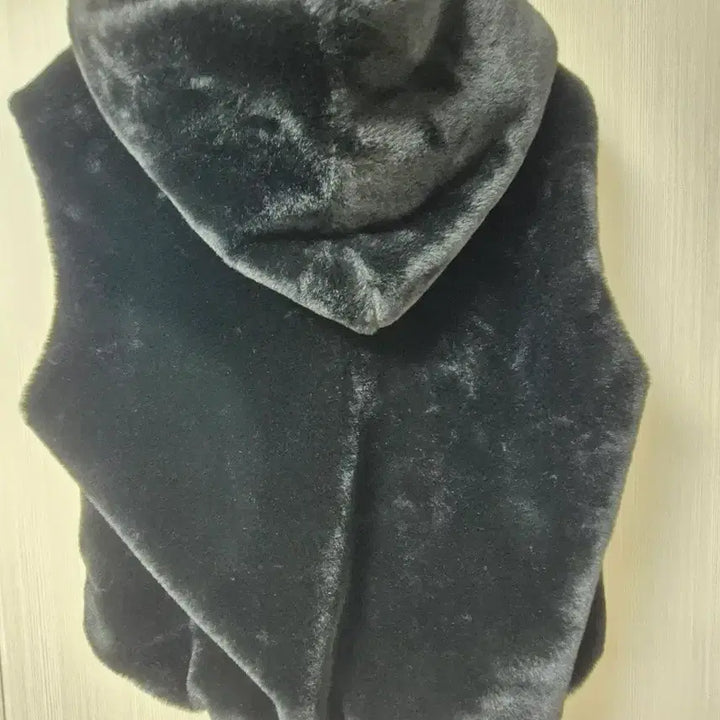 [BUNJANG] Black Fur Vest / 검은색 퍼 조끼