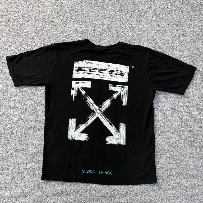 [BUNJANG] 2XL Lettering T-Shirt / 2XL 꺼짐 레터링 반팔 티셔츠 0420J