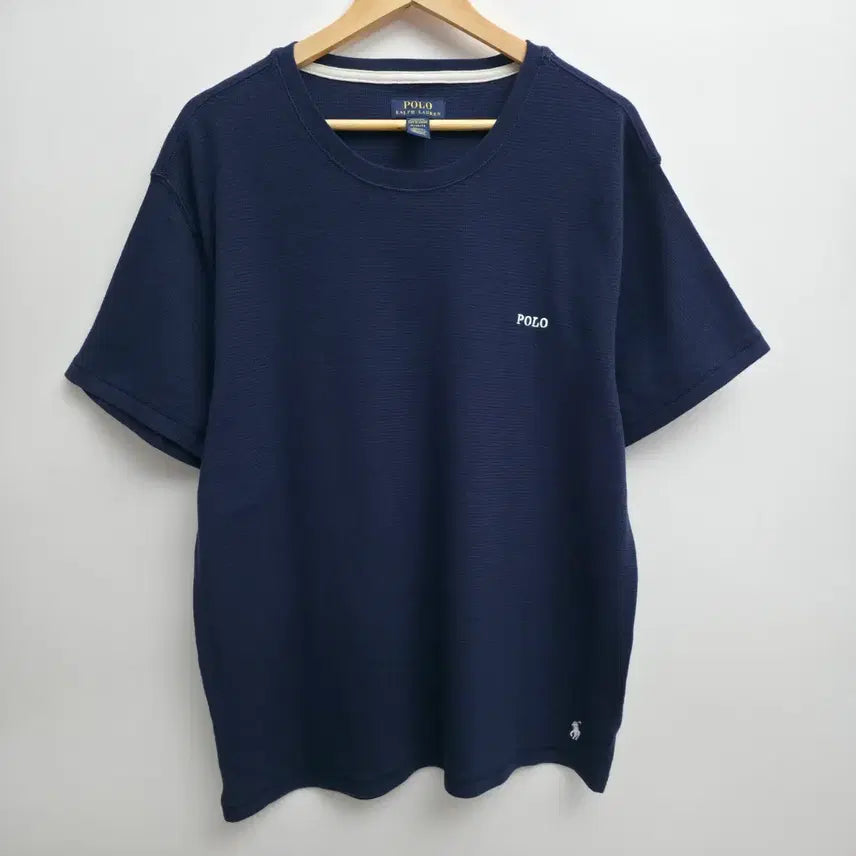 [BUNJANG] Polo Ralph Lauren Navy Waffle T-shirt / [XL] 폴로 랄프로렌 네이비 와플티