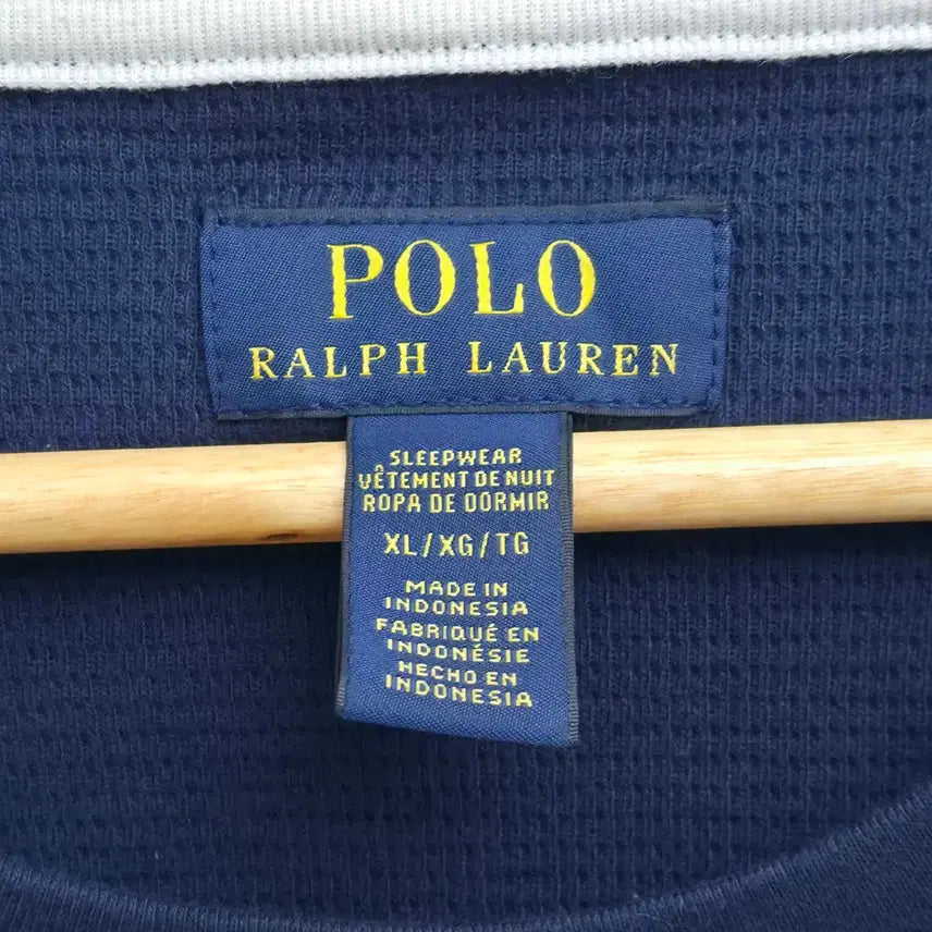 [BUNJANG] Polo Ralph Lauren Navy Waffle T-shirt / [XL] 폴로 랄프로렌 네이비 와플티