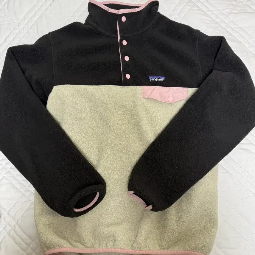 [BUNJANG] Patagonia Synchilla Snap-T Fleece Pullover / 파타고니아 신칠라 스냅-T 블랙 핑크 S