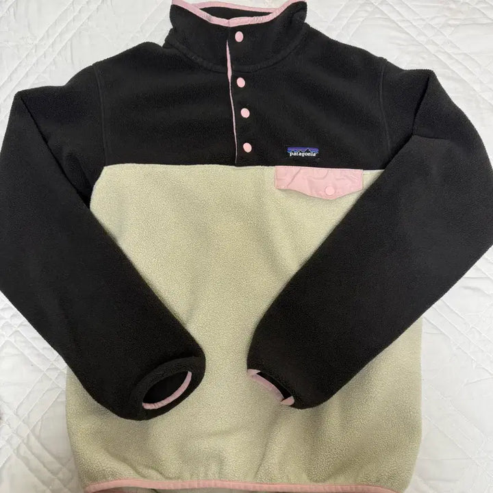 [BUNJANG] Patagonia Synchilla Snap-T Fleece Pullover / 파타고니아 신칠라 스냅-T 블랙 핑크 S