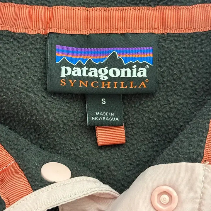 [BUNJANG] Patagonia Synchilla Snap-T Fleece Pullover / 파타고니아 신칠라 스냅-T 블랙 핑크 S