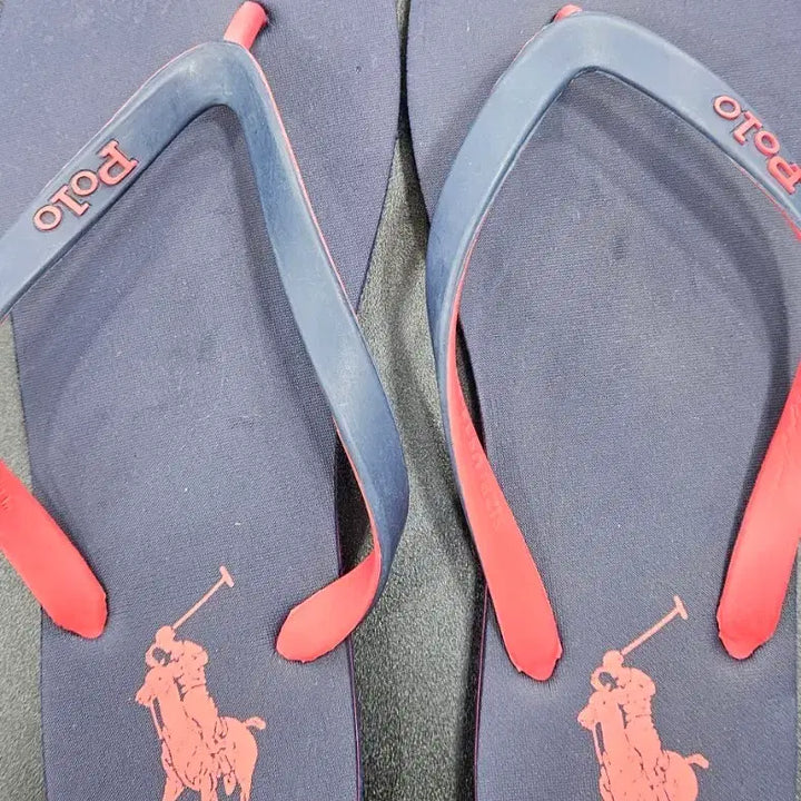 [BUNJANG] Polo Ralph Lauren Vault Big Pony Flip Flops / (택없는 새상품)폴로 랄프로넨 볼트 빅 포니 플립플랍 310mm