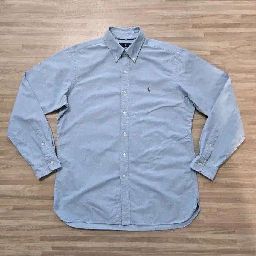 [SOLD OUT] (110) 폴로 블루 옥스포드 남방 셔츠 긴팔
