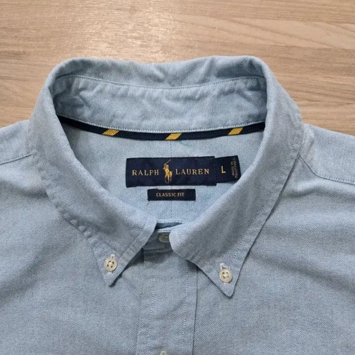 [SOLD OUT] (110) 폴로 블루 옥스포드 남방 셔츠 긴팔
