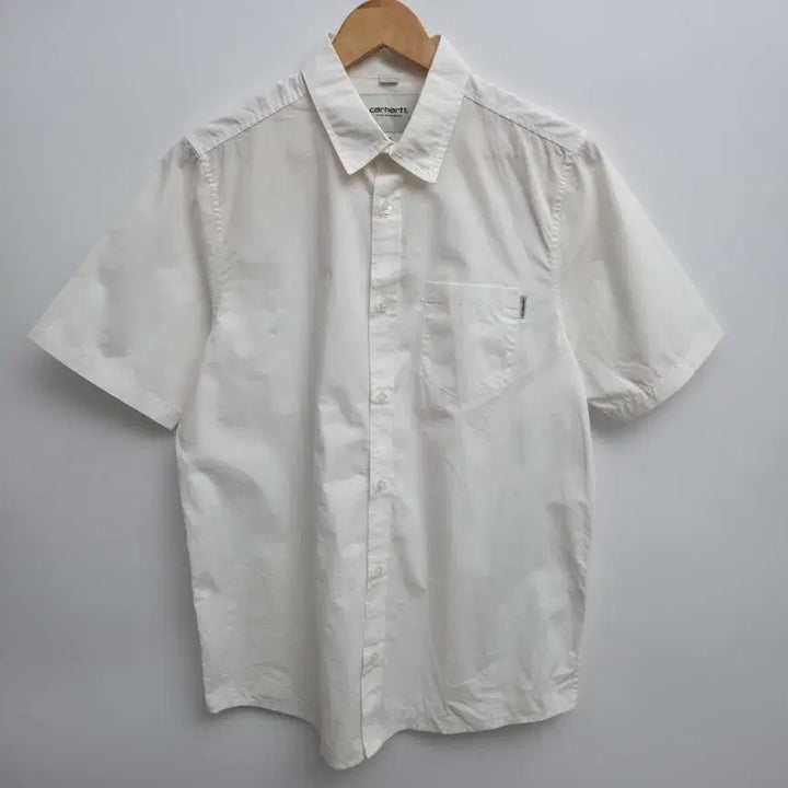 [BUNJANG] Carhartt WIP White Short Sleeve Shirt / [M] 칼하트 wip 화이트 반팔 셔츠