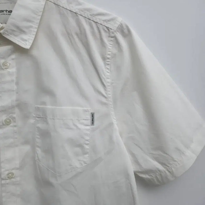 [BUNJANG] Carhartt WIP White Short Sleeve Shirt / [M] 칼하트 wip 화이트 반팔 셔츠