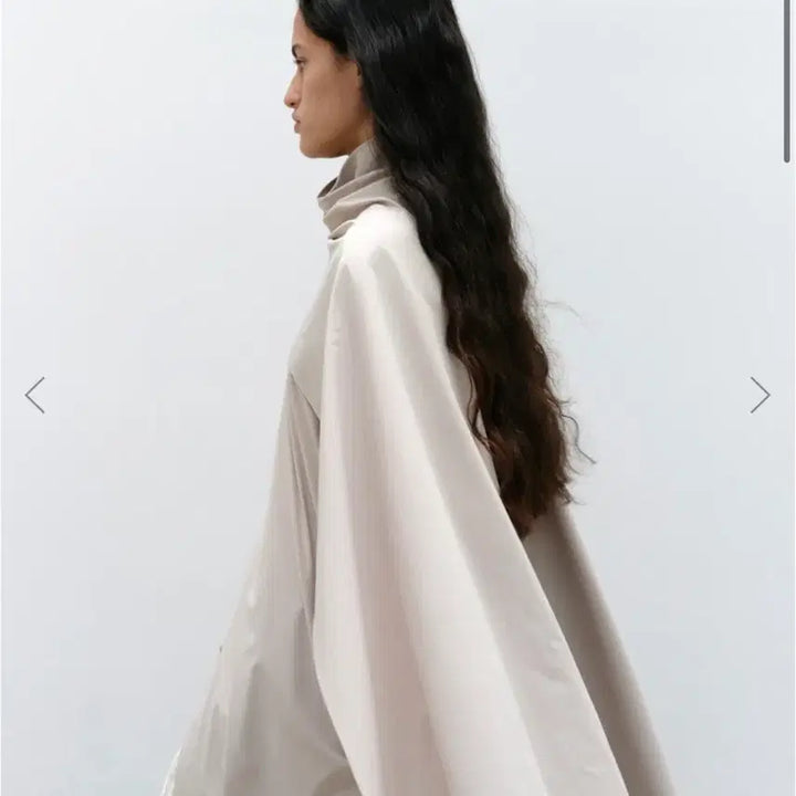 [BUNJANG] Lea Drape Half Trench Coat / Lea 르에 드레이프 하프 트렌치 코트