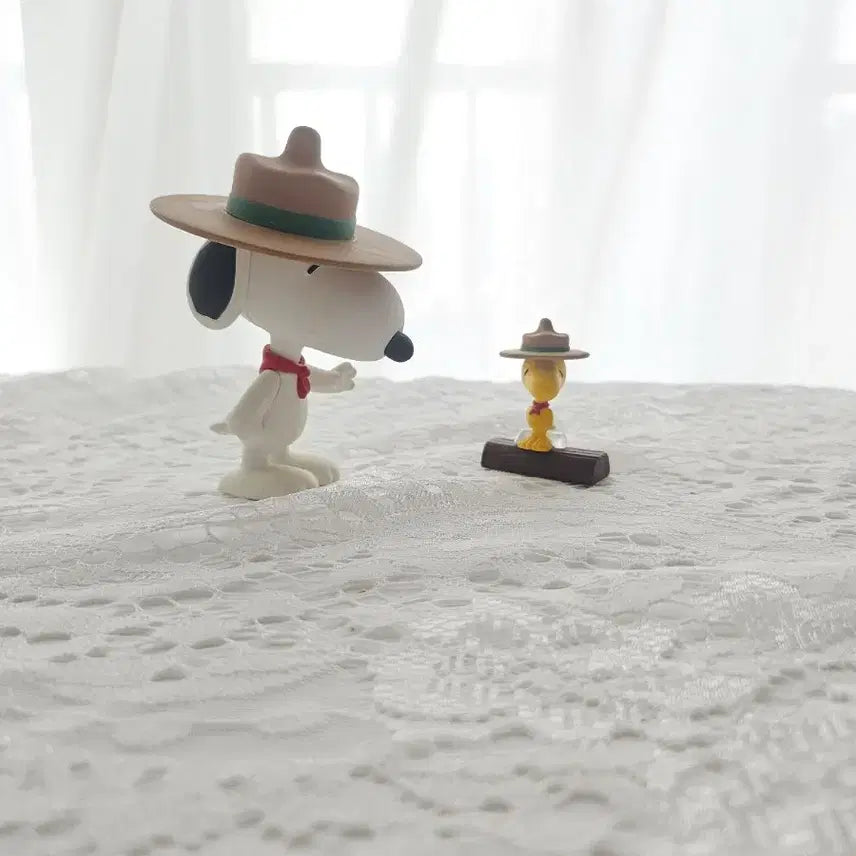 [BUNJANG] Snoopy Woodstock Camping Figure Set / 스누피 우드스탁 캠핑 피규어 세트