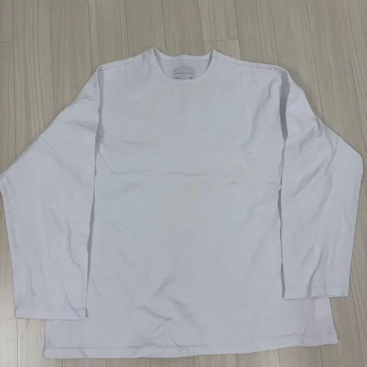 [BUNJANG] Maison Mineed Long Sleeve White T-shirt / 메종미네드 롱슬리브 화이트 s사이즈