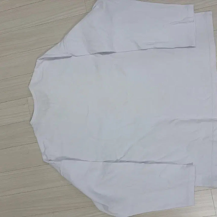 [BUNJANG] Maison Mineed Long Sleeve White T-shirt / 메종미네드 롱슬리브 화이트 s사이즈