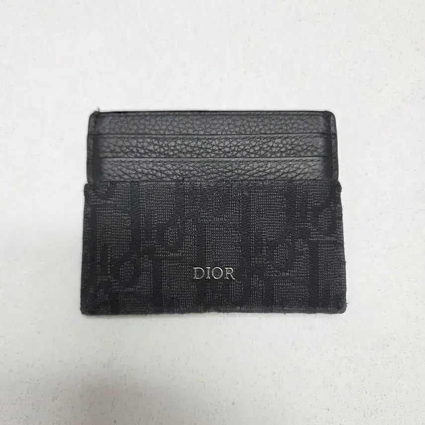 [SOLD OUT] 디올 오블리크 카드지갑 블랙
