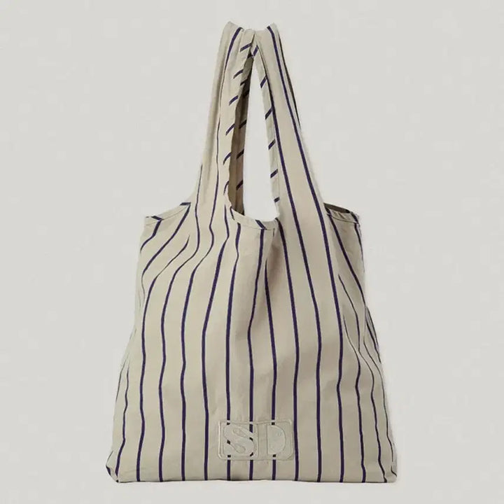 [BUNJANG] Smoothmood Striped Mug Bag Beige / 스무드무드 mug striped bag beige