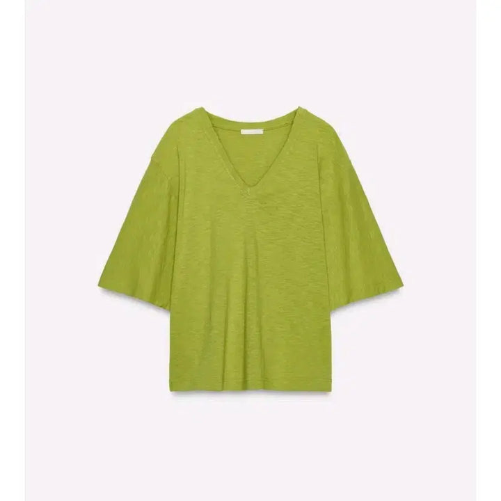 [BUNJANG] Zara V-Neck T-Shirt - Pistachio, M / zara 자라 브이넥 티셔츠 - 피스타치오,M