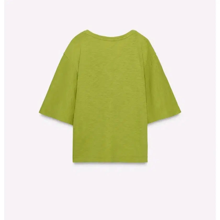[BUNJANG] Zara V-Neck T-Shirt - Pistachio, M / zara 자라 브이넥 티셔츠 - 피스타치오,M