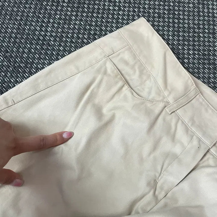 [BUNJANG] Max Mara Beige Cotton Pants / (32) S 막스마라 베이지 카코 코튼팬츠