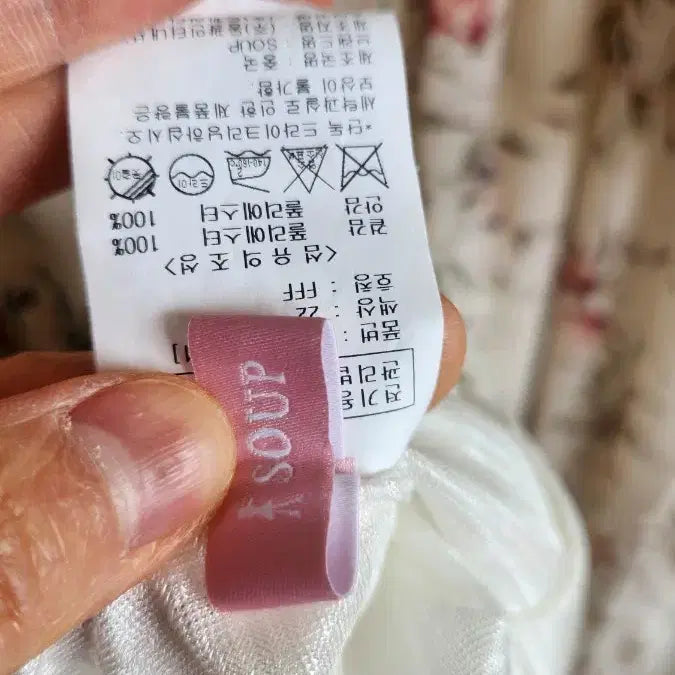 [SOLD OUT] SOUP플라워 쉬폰 롱 원피스