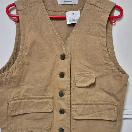 [BUNJANG] Ordinary Holiday Beige Pocket Vest / 조끼 M 새상품