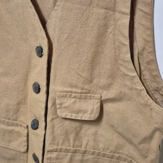[BUNJANG] Ordinary Holiday Beige Pocket Vest / 조끼 M 새상품