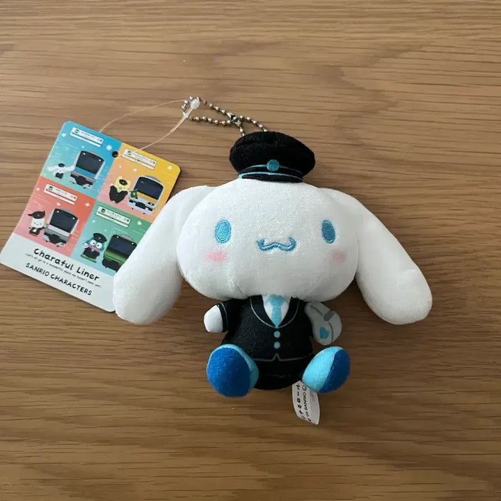 [BUNJANG] Sanrio Cinnamoroll Train Conductor Keyring / [새상품] 기관사 시나모롤 키링