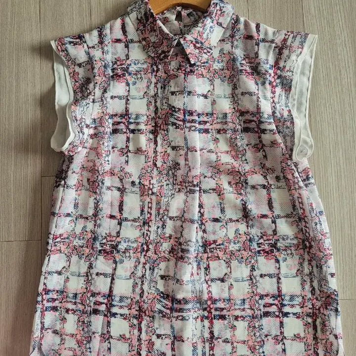 [SOLD OUT] SJSJ 체크 블라우스 셔츠 76-90-155