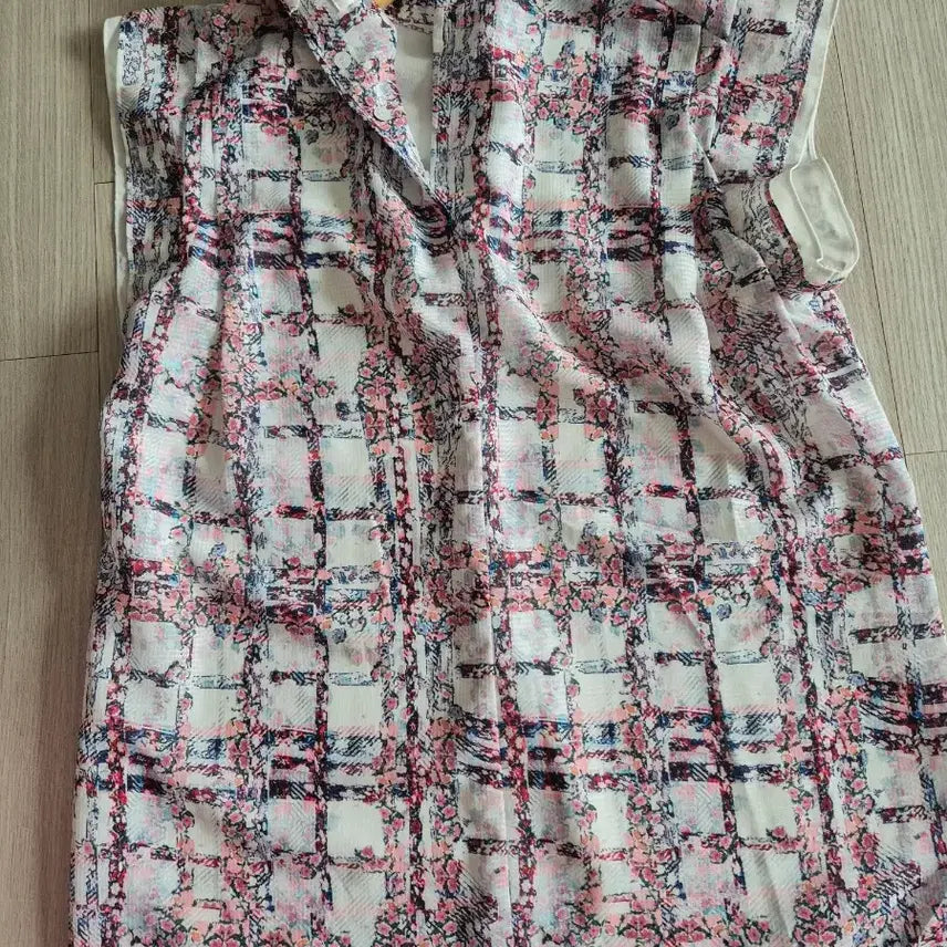 [SOLD OUT] SJSJ 체크 블라우스 셔츠 76-90-155