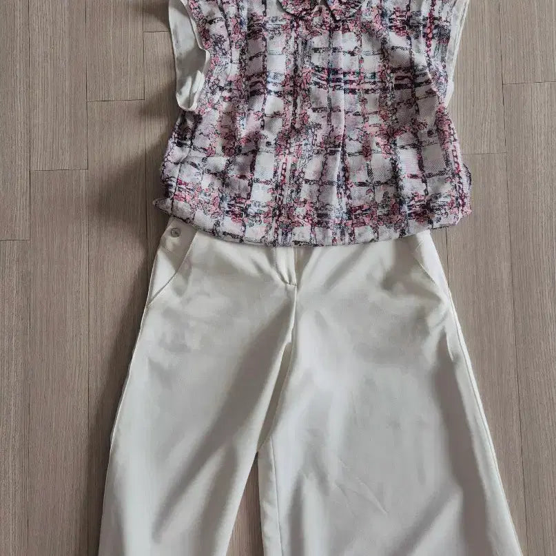 [SOLD OUT] SJSJ 체크 블라우스 셔츠 76-90-155