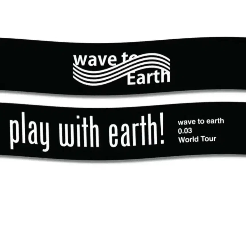 [BUNJANG] wave to earth Slogan / wave to earth 슬로건